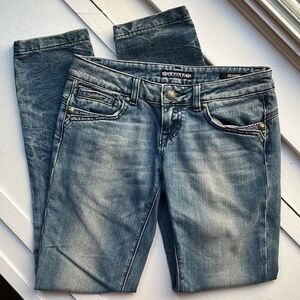🛍️ Express • REROCK Faded Wash Skinny Jeans • Women's Size 28 (4﹣6)
